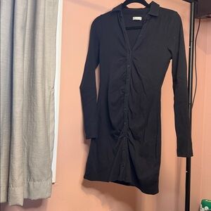 Hollister Black Long Sleeve Dress